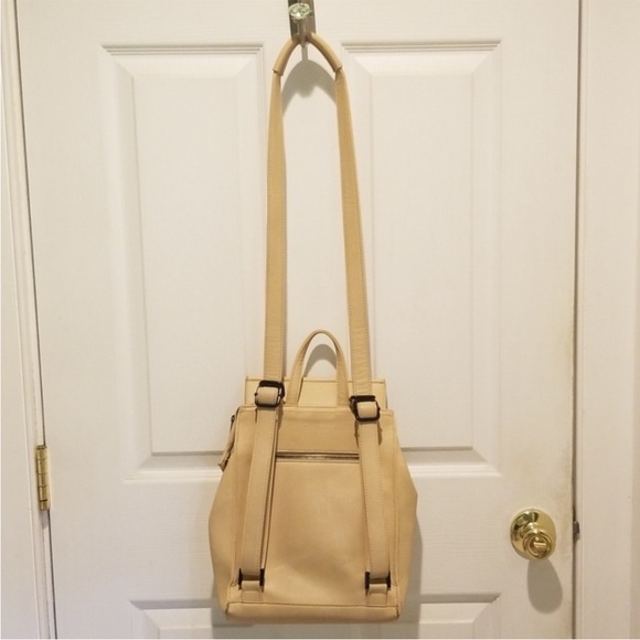 Pixie Mood vegan yellow lemonade Kim backpack crossbody convertible bag - Picture 7 of 9